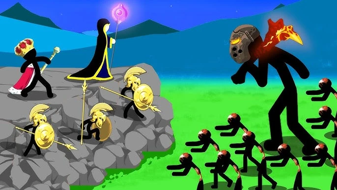 Background or stick war legacy game